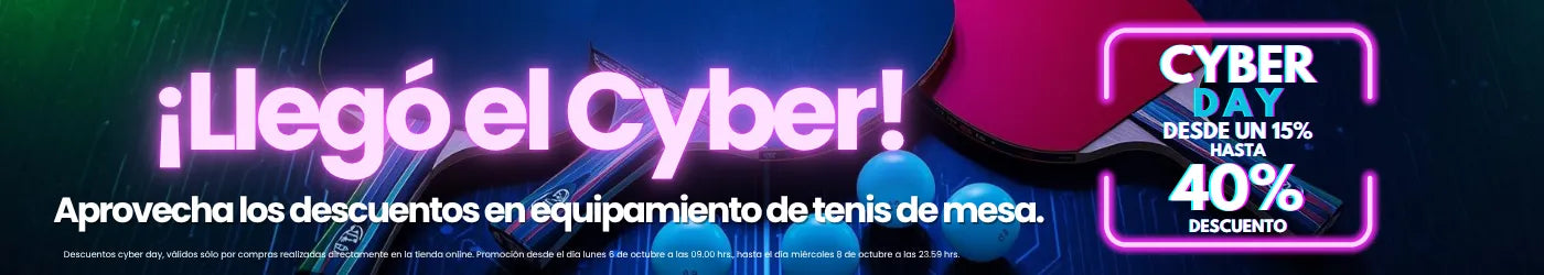 cyber cyberday descuentos tenis de mesa ping pong chile proqip store