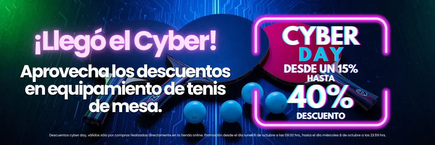 cyber cyberday descuentos tenis de mesa ping pong chile proqip store