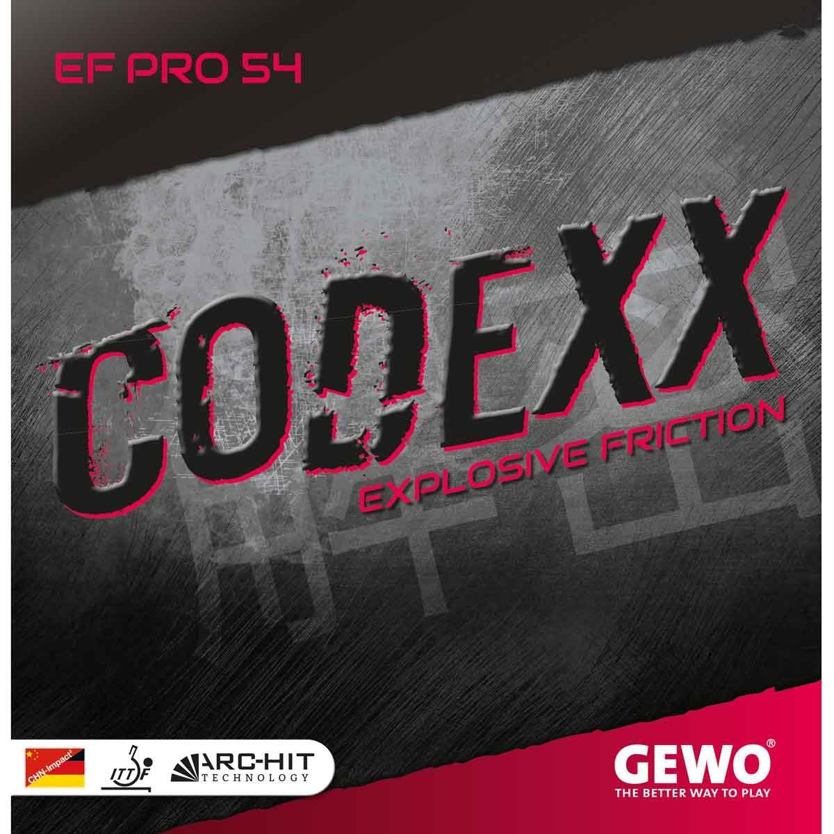 goma gewo codexx ef pro 54 tenis de mesa ping pong chile proqip store tienda online