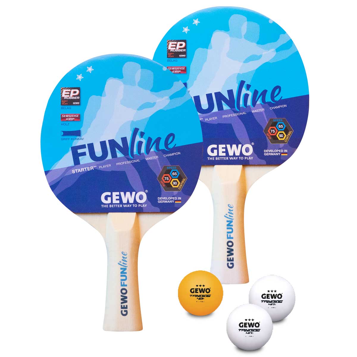 set ping pong gewo double fun tenis de mesa chile tienda online proqip store