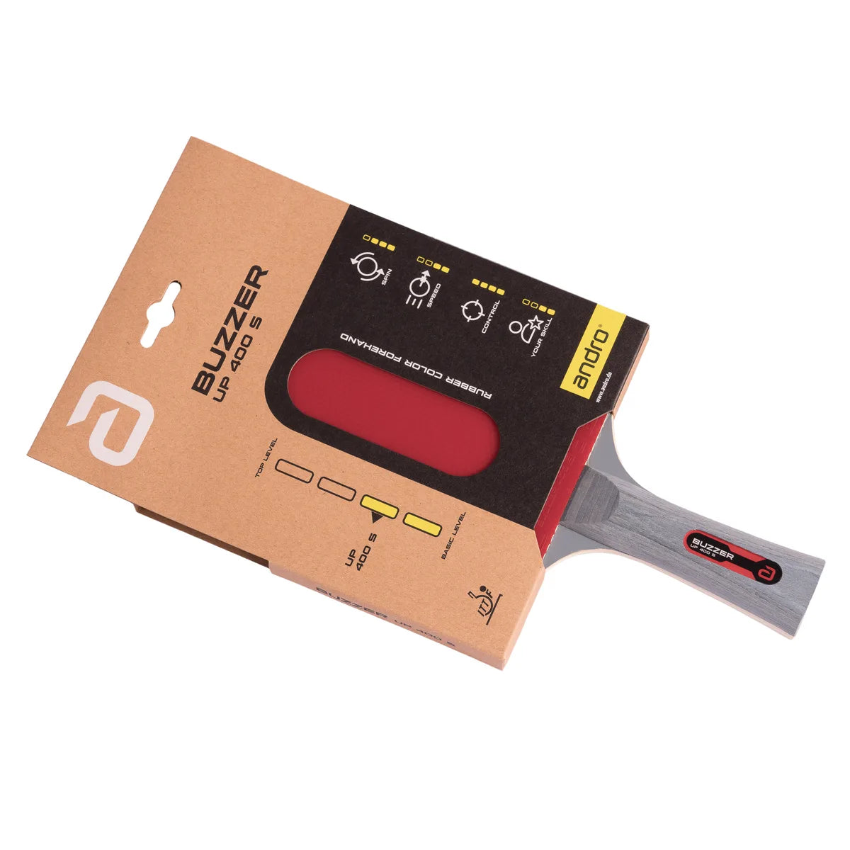 paleta andro buzzer up 400 s tenis de mesa ping pong chile tienda online proqip store